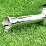 Mach7 INDORI CHROME HEAT SHILED BLACK CHROME FOR ROYAL ENFIELD ROYAL SOUND MADEININDIA Royal Enfield Classic, Classic 350, Classic 500, Thunder Bird 350, Thunder Bird 500 Full Exhaust System  (Mild Steel) - Image 4