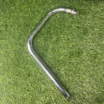 MACH7 CT 100 UCE BAND PIPE BLACK BS3-SB4-SB6 HEAVY DUTY MADE IN INDIA Bajaj CT 100 Full Exhaust System  (Mild Steel)