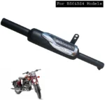 Mach7 Royal Enfield Classic Chrome Full Exhaust System  (Mild Steel) - Image 4