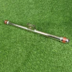 MACH7 3 RED STRIPS CHROME LEG GUARD FOR ROYAL ENFIELD MADE IN INDIA Bike Crash Guard  (Royal Enfield) - Image 3