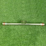 MACH7 3 RED STRIPS CHROME LEG GUARD FOR ROYAL ENFIELD MADE IN INDIA Bike Crash Guard  (Royal Enfield)