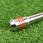 MACH7 3 RED STRIPS CHROME LEG GUARD FOR ROYAL ENFIELD MADE IN INDIA Bike Crash Guard  (Royal Enfield) - Image 4