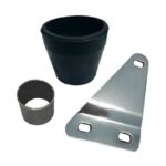 Mach7 Best Short Bottle Chrome Punjab Dolki Empty/FreeFlow Exhaust Silencer Royal Enfield Classic Chrome Royal Enfield Classic Chrome Full Exhaust System  (Mild Steel) - Image 2