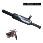 Mach7 Royal Enfield Classic Chrome Full Exhaust System  (Mild Steel)