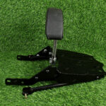 Mach7 Adjustable Cushion Backrest with Luggage Carrier for Royal Enfield Classic 350 (BS4 & BS6 Till 2020) | Heavy Weight Load Support - Image 2