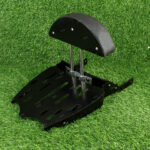 Mach7 Adjustable Cushion Backrest with Luggage Carrier for Royal Enfield Classic 350 (BS4 & BS6 Till 2020) | Heavy Weight Load Support - Image 4