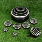 Mach7 Head Light Grill Set Diamond Cut – Set of 8 for Royal Enfield Classic | Heavy Material | Made in India