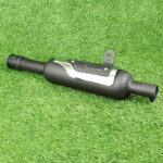 Mach7 K.Indor Full Exhaust System for Royal Enfield Classic Reborn 350cc | Performance Silencer | Mild Steel | Black Finish | Made in India - Image 2