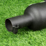 Mach7 K.Indor Full Exhaust System for Royal Enfield Classic Reborn 350cc | Performance Silencer | Mild Steel | Black Finish | Made in India - Image 3