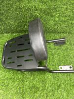 Mach7 New Adjustable Carrier with Cushion Backrest for Royal Enfield Interceptor 650 – Pillion Backrest Support with Heavy-Duty Luggage Carrier - Image 4