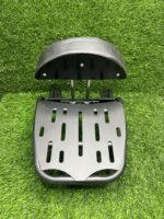 Mach7 New Adjustable Carrier with Cushion Backrest for Royal Enfield Interceptor 650 – Pillion Backrest Support with Heavy-Duty Luggage Carrier - Image 3