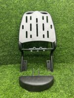 Mach7 New Adjustable Carrier with Cushion Backrest for Royal Enfield Interceptor 650 – Pillion Backrest Support with Heavy-Duty Luggage Carrier - Image 2