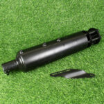 Mach7 Black Tail Gunner Rotating Silencer Exhaust with Glasswool for Royal Enfield – Deep Bass Sound, Heavy-Duty Build - Image 3